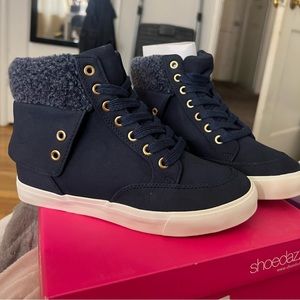Navy shoes